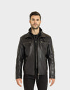 Baldwin Men's Casual Fall Leather Jacket